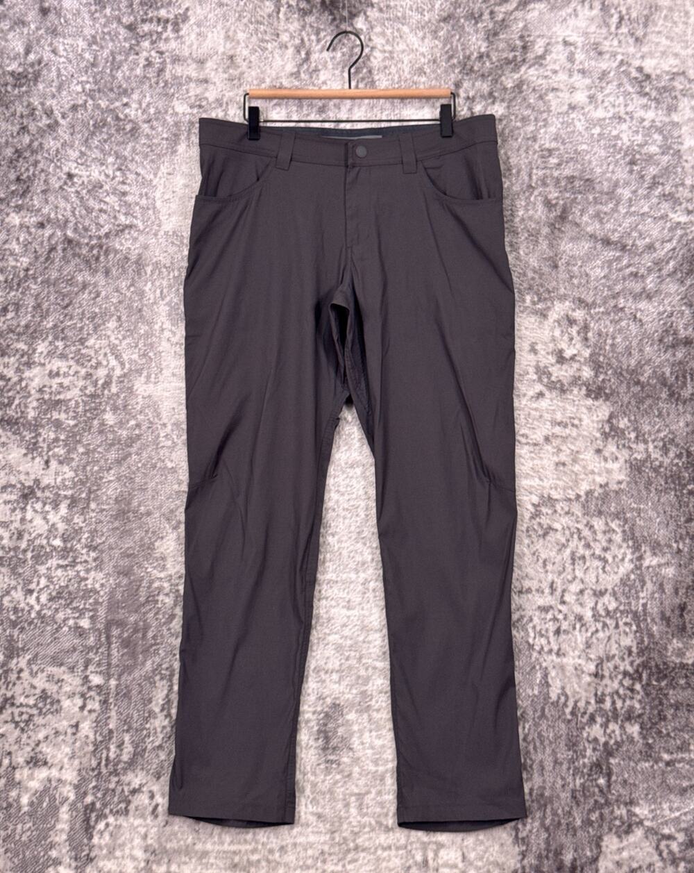 Icebreaker Persist Pants 36 Mens Gray Merino Wool Blend Performance Utility